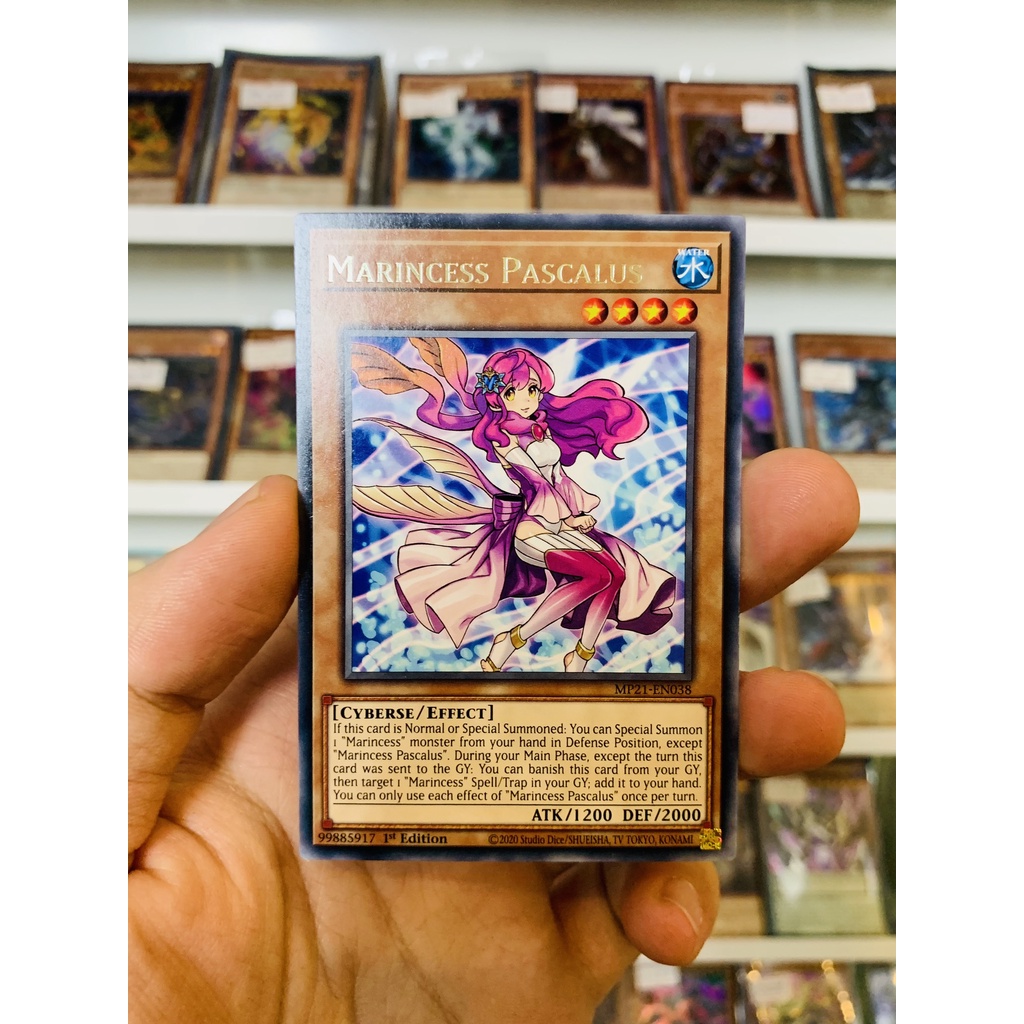 Thẻ Bài Lẻ YugiOh! Mã MP21-EN038 - Marincess Pascalus - Rare - 1st Edition