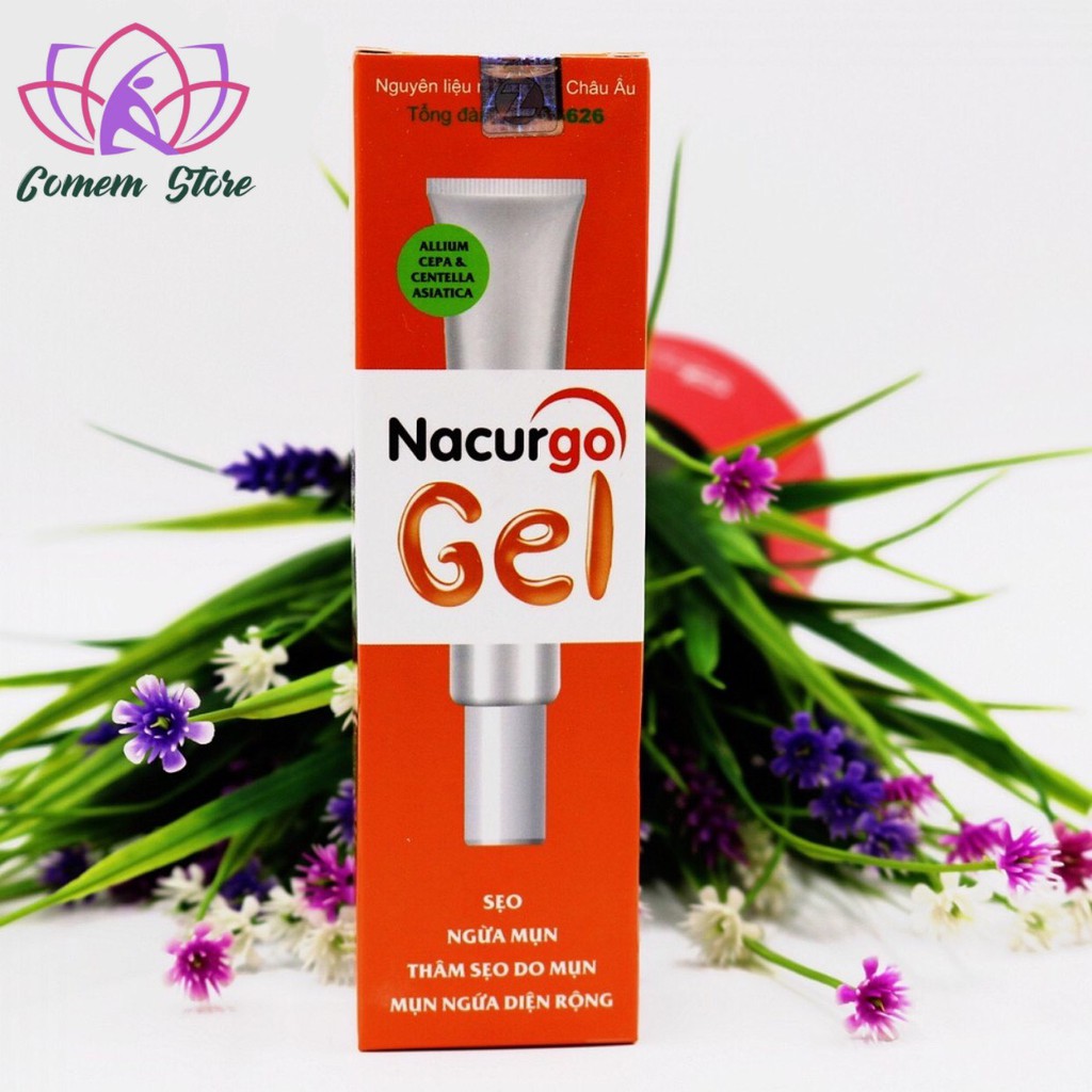 Nacurgo Gel – Mờ-Phẳng Sẹo Lồi, Lõm Do Vết Thương Mụn, Kiểm Soát Mụn, Viêm Nang Lông