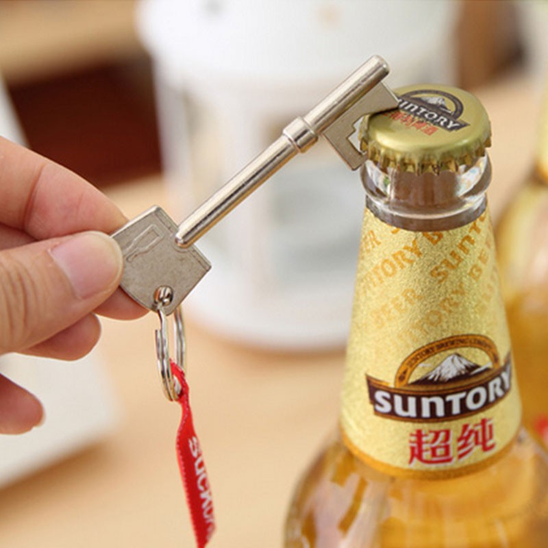 Dụng cụ mở nắp chai bia hình chiếc khóa sáng tạo