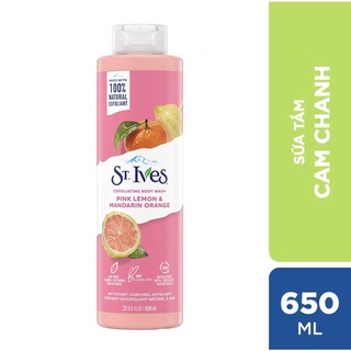 Sữa Tắm St.Ives Cam Chanh 650ml