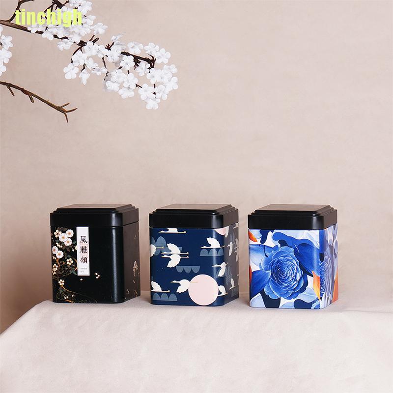 Hộp Thiếc Đựng Trà Hình Trụ Cổ Điển