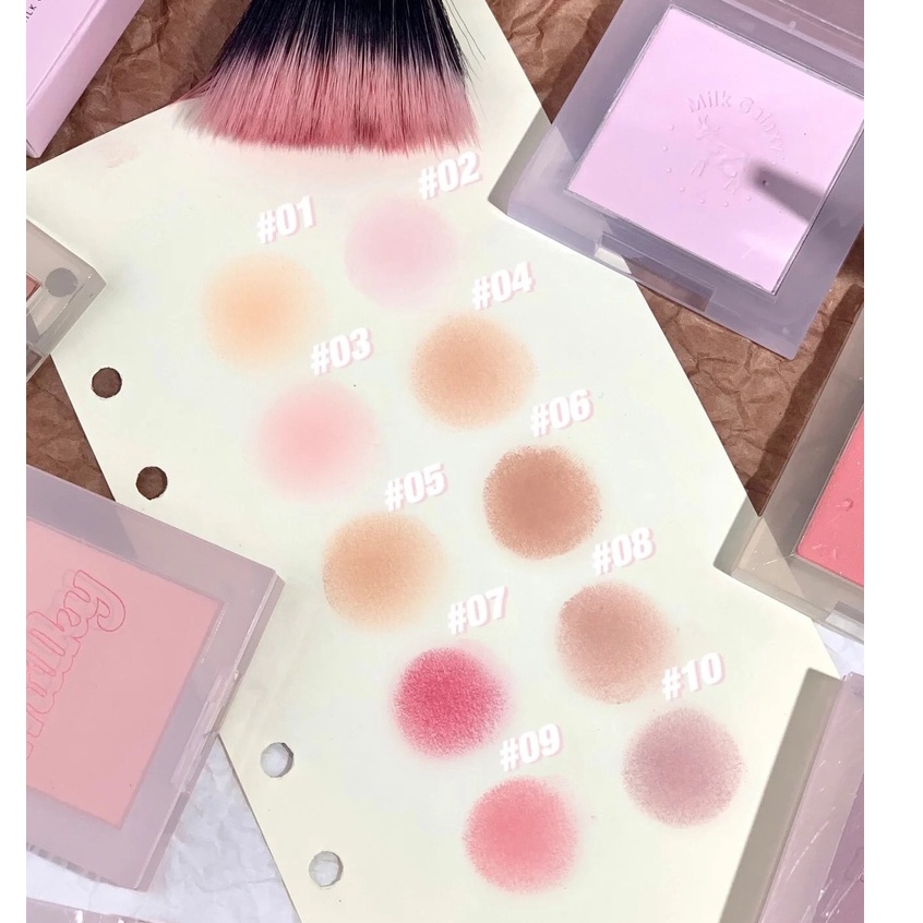 Phấn má hồng Xixi - Milky Blushing - má hồng màu pastel cực trendy