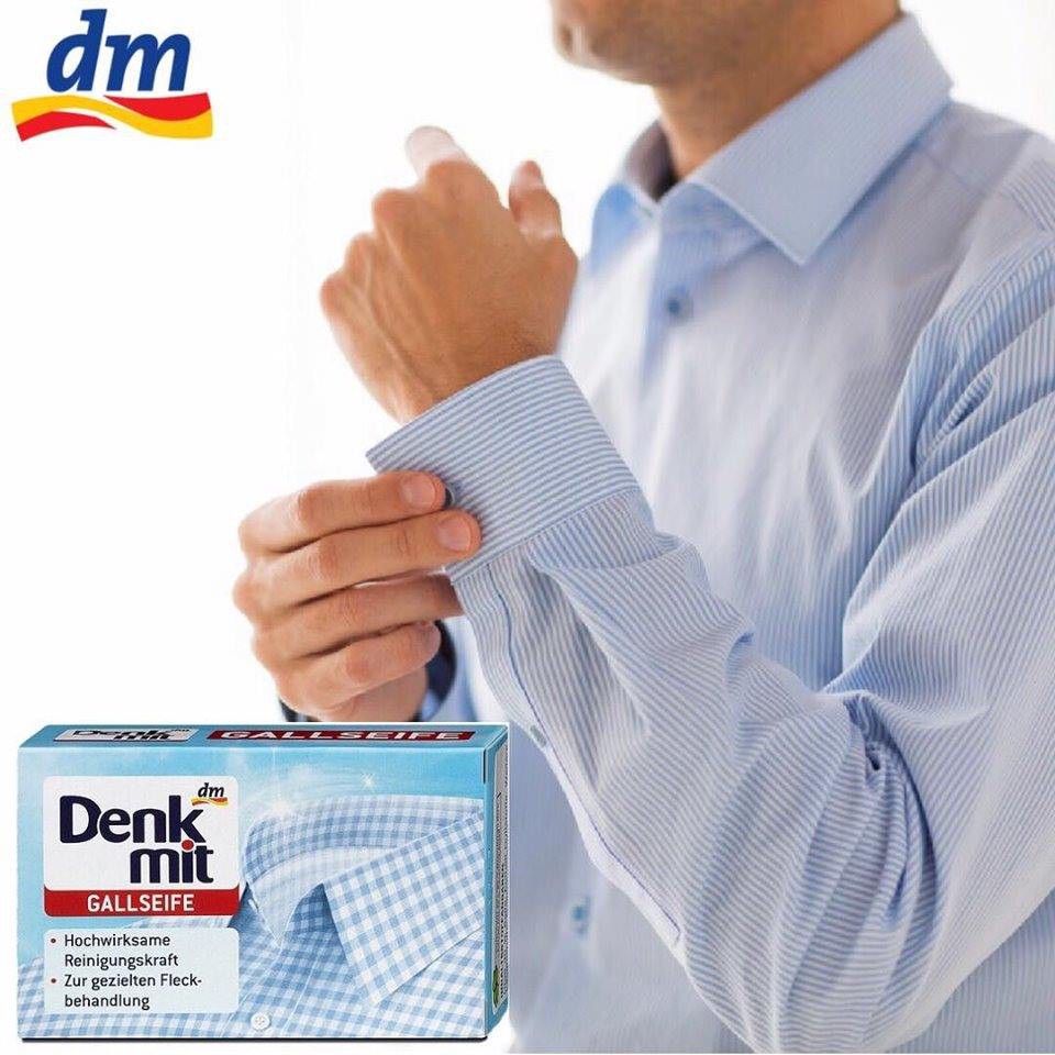[ HÀNG ĐỨC ] Xà phòng làm sạch cổ áo Denkmit Đức - không làm mục vải