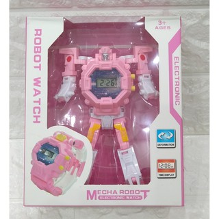 Đồ chơi đồng hồ pin biến hình robot