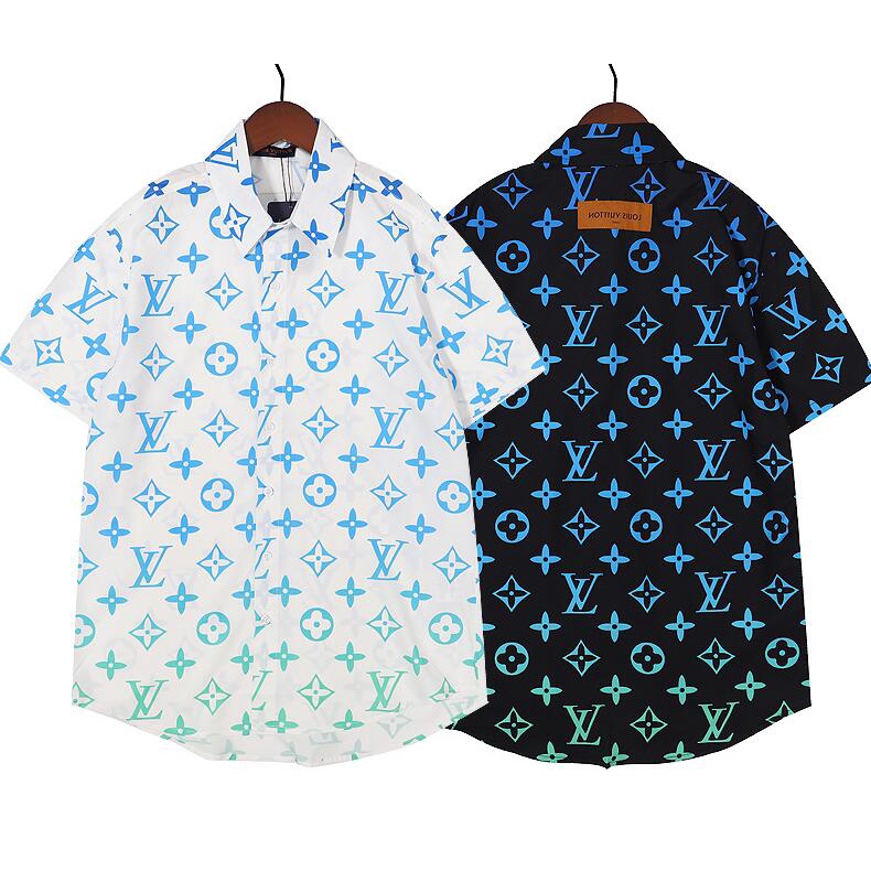 Áo Sơ Mi Cotton Ngắn Tay In Họa Tiết Thời Trang Cá Tính