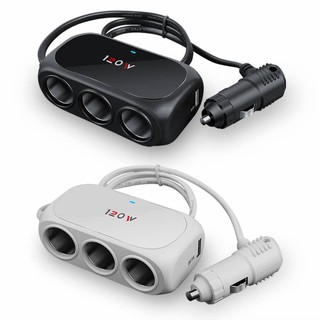 Bộ Chia Tẩu 3 Cổng + 2 USB Cao Cấp WT - D23