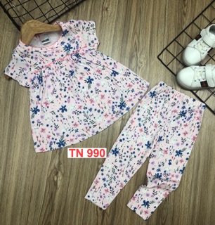 Bộ ngắn tay bé gái (combo 2 bộ)
