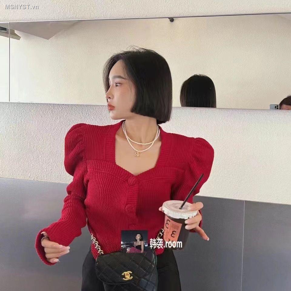 Áo khoác cardigan dệt kim tay phồng phong cách Hàn Quốc thời trang thu đông mới cho nữ 2021
 | BigBuy360 - bigbuy360.vn