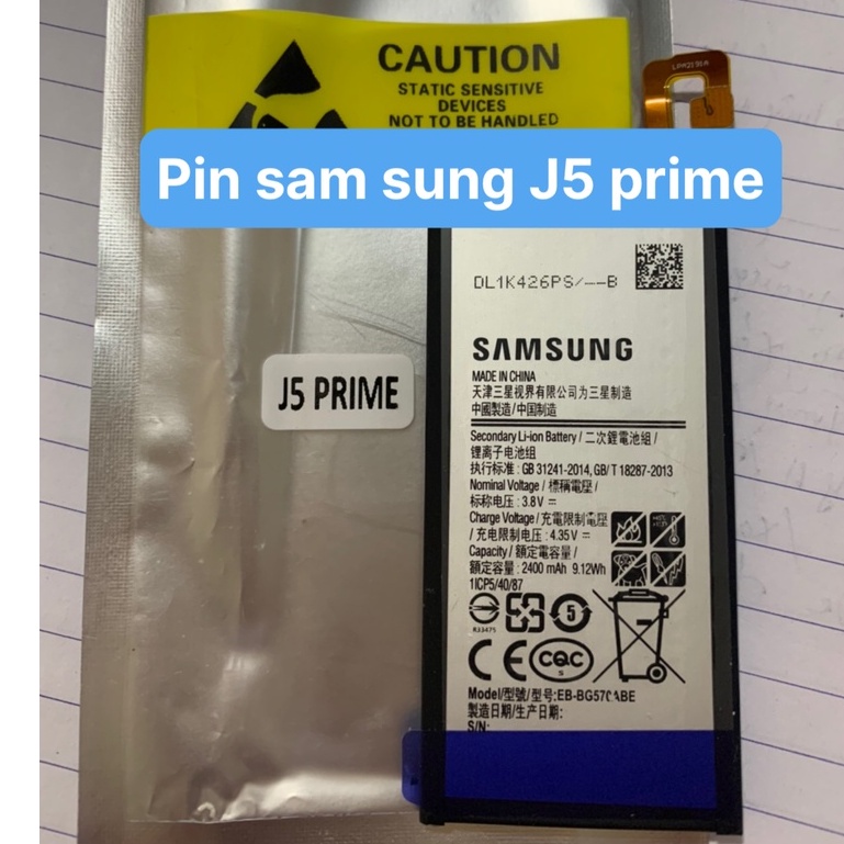 Pin Sam sung J5 Prime