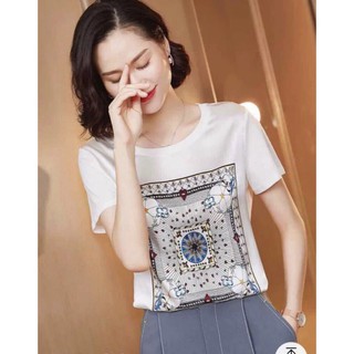 Áo Trước Lụa Sau Thun Tshop