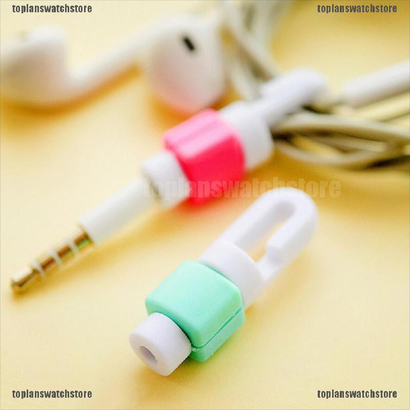 Set 2 phụ kiện bảo vệ dây cáp chống đứt tiện lợi chất liệu nhựa silicon