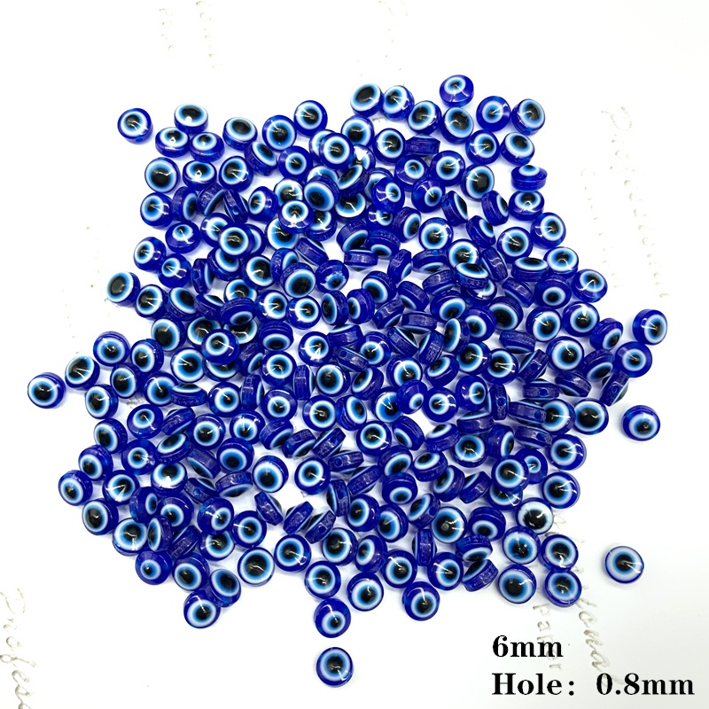 Mắt Quỷ Bằng Nhựa Kích Thước 6mm / 8mm / 10mm / 12mm Dùng Làm Trang Sức Thủ Công
