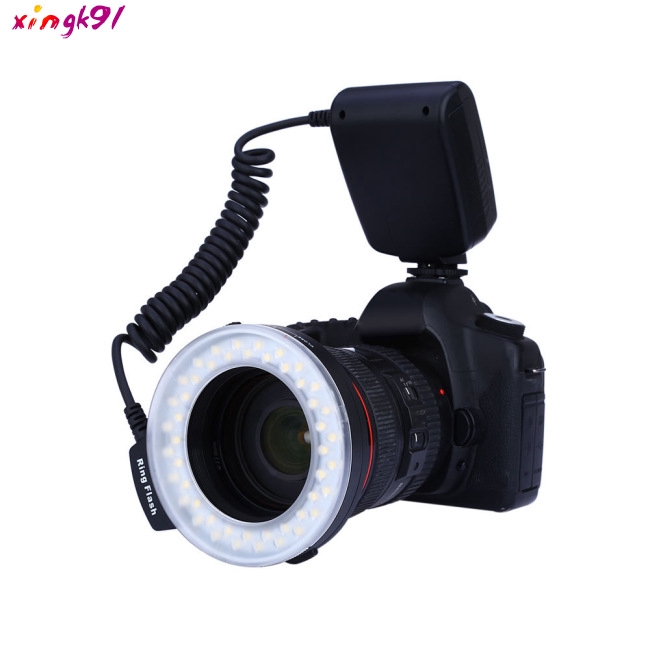 48 LEDs Macro LED Ring Flash Light for Nikon Canon Olympus DSLR Camera