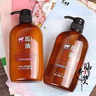 BỘ DẦU GỘI & XẢ MỠ NGỰA