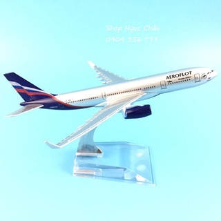 Máy bay mô hình A330 Aeroflot Airlines 16cm