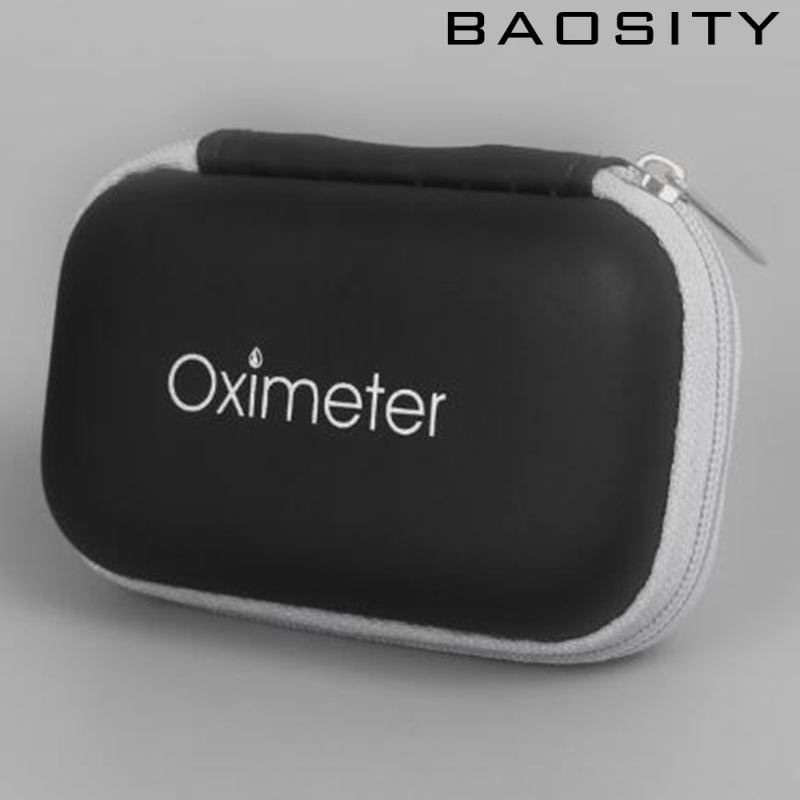 [BAOSITY]Travel Fingertip Pulse Oximeters Case Waterproof Blood Oxygen Sensor Bag Storage