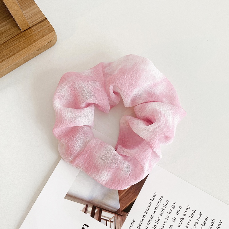 Dây buộc tóc co giãn màu tím phong cách Hàn Quốc dễ thương cho nữ