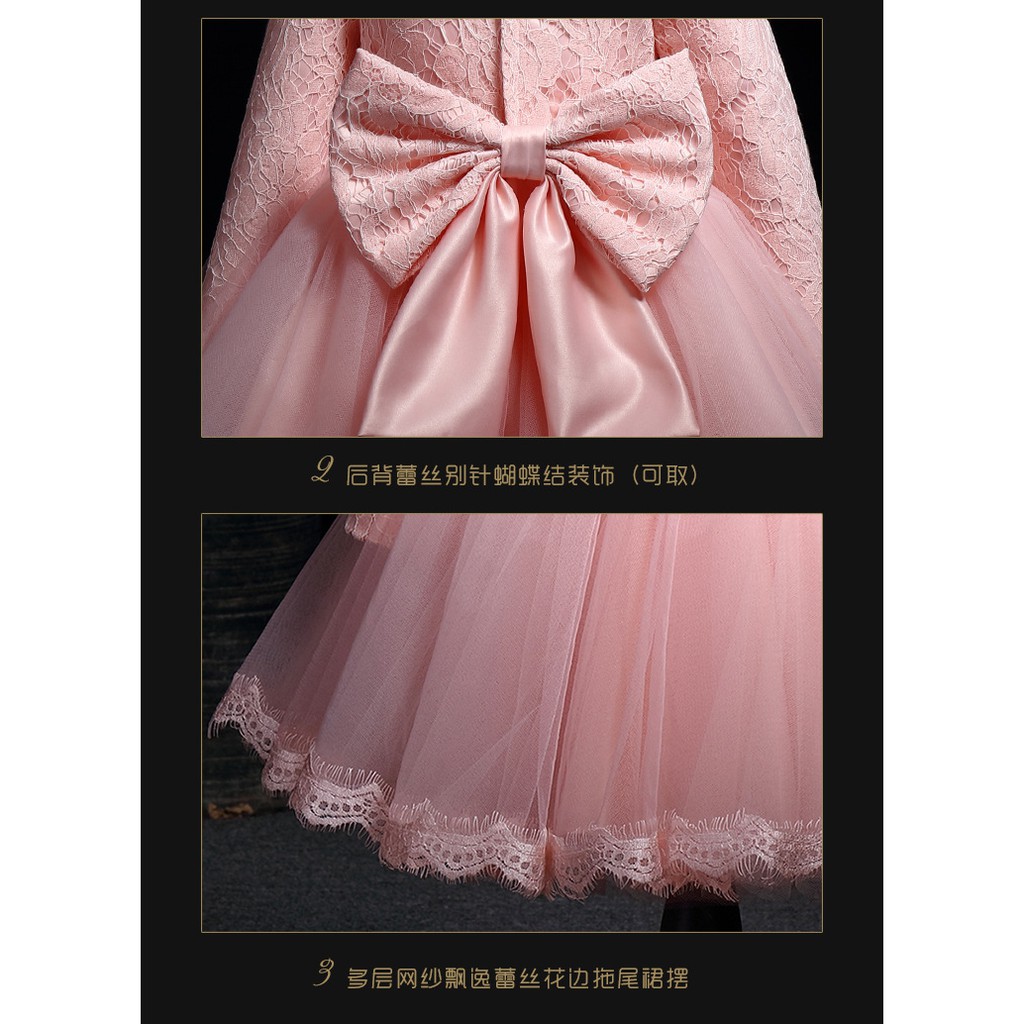 Váy Đầm Công Chúa Dài Tay Cao Cấp Cho Bé Gái 10-32kg (HÀNG QCCC) [DCC02]