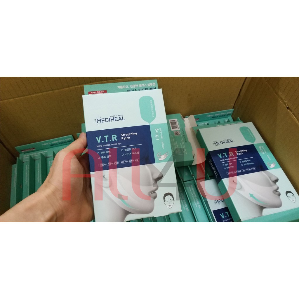 [PP Mediheal VN] Combo 10 Masks Mediheal V.T.R Stretching Patch 20ml - Mặt nạ Vline nâng cơ, giảm mỡ, tạo hình V-line