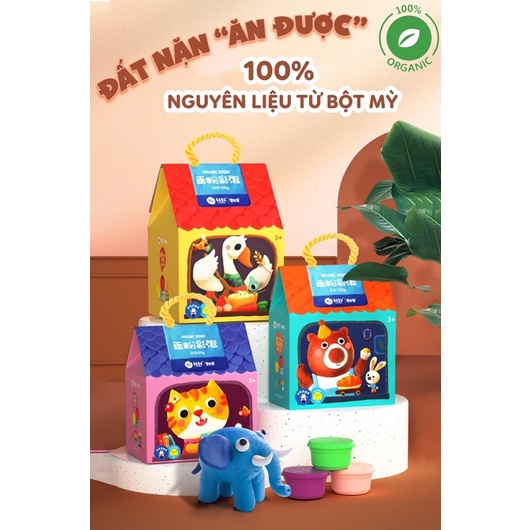 💥 ĐẤT NẶN ĂN ĐƯỢC, LÀM TỪ BỘT MÌ ORGANIC 💥 - Chính hãng Joan Miro (Dành cho bé từ 3 tuổi)