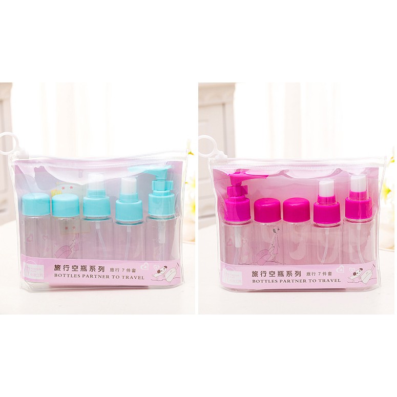 Bộ Chiết Mỹ Phẩm Du Lịch 5 Món Tiện Lợi