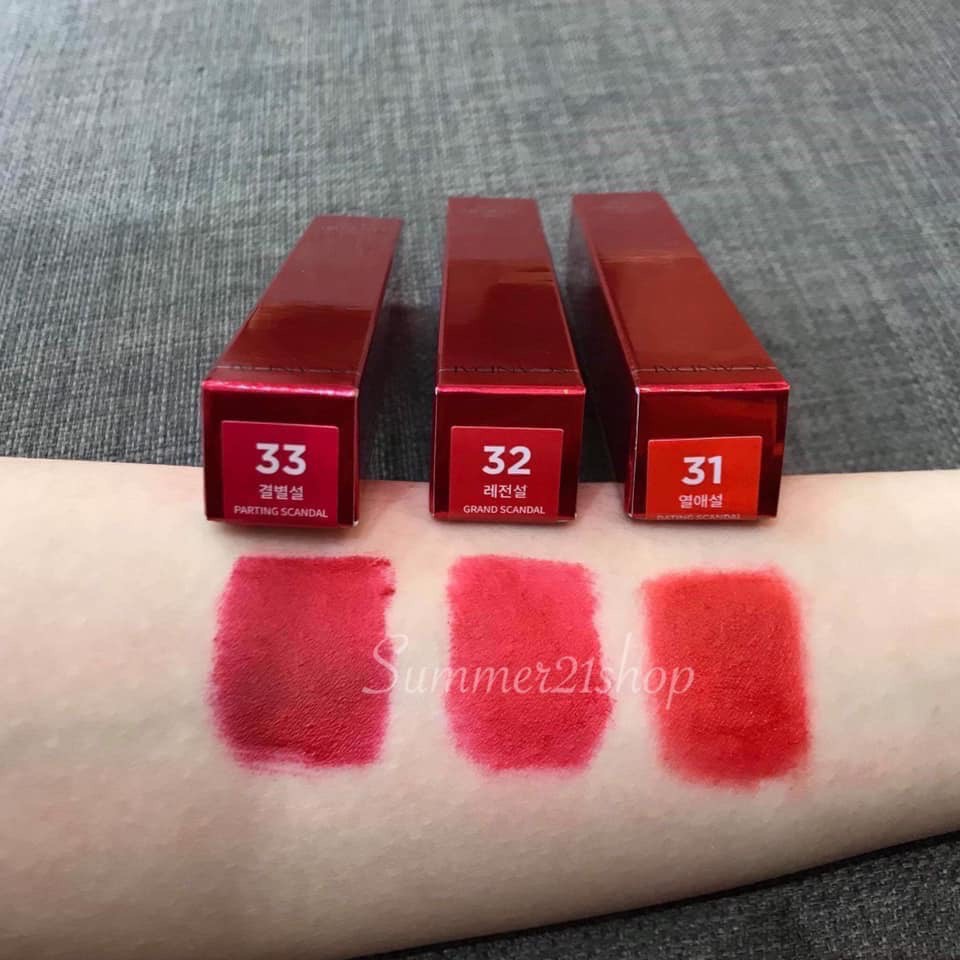 Son kem lì BBlA Last Velvet Lip Tint Ver 1,3,4,5,7