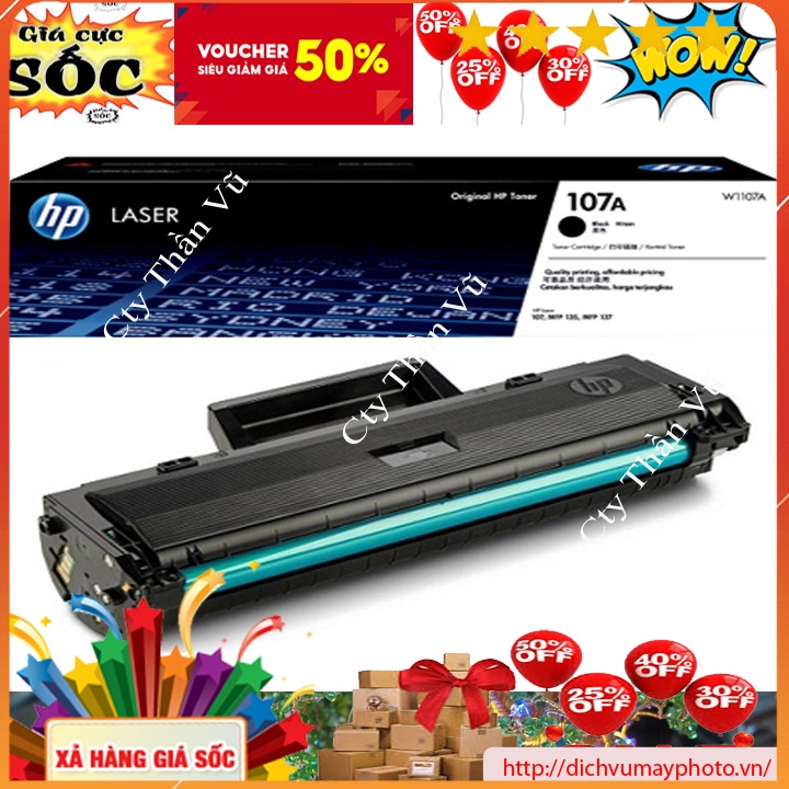 Hộp mực LASER HP 107A dùng cho máy in HP 107A HP107W MFP135A MFP135W MFP137fnw