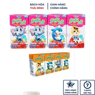 Lốc 4 Hộp Sữa chua uống Susu Dâu/Cam IQ 110ml