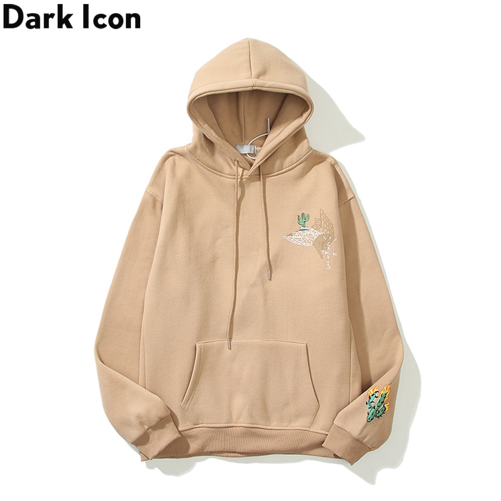 Áo Khoác Hoodie Chui Đầu Tay Dài In Hình Travis Scott Phía Trước