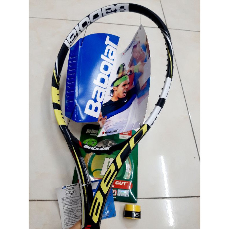 Vợt tennis Babolat Aero pro team tập luyện 280g(tặng kèm cước,giảm chấn,cuốn cán+túi đựng)