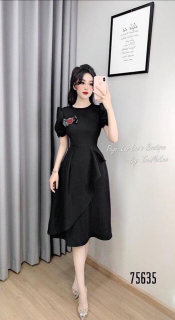 Đầm dự tiệc đính hoa | BigBuy360 - bigbuy360.vn