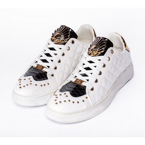 Giày sneaker nam họa tiết thổ dân vẩy cá chép đính đinh GT02 - Tặng ví cầm tay dài - Puno Official Store