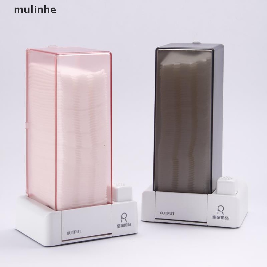 Hộp Đựng Bông Tẩy Trang Tự Động mulinhe Chống Bụi Tiện Dụng