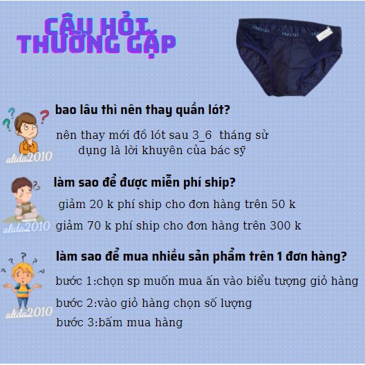 Quần lót nam tam giác quần xì chéo,sịp nam kháng khuẩn lưới thông hơi lỗ to 20c alida2010