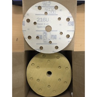 Hộp đĩa nhám vàng p240 3m 236u 6-inch