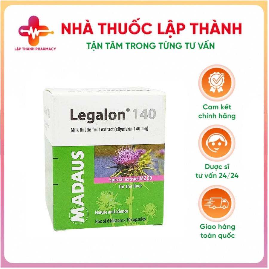 Legalon 140mg -  Hỗ trợ phục hồi chức năng gan