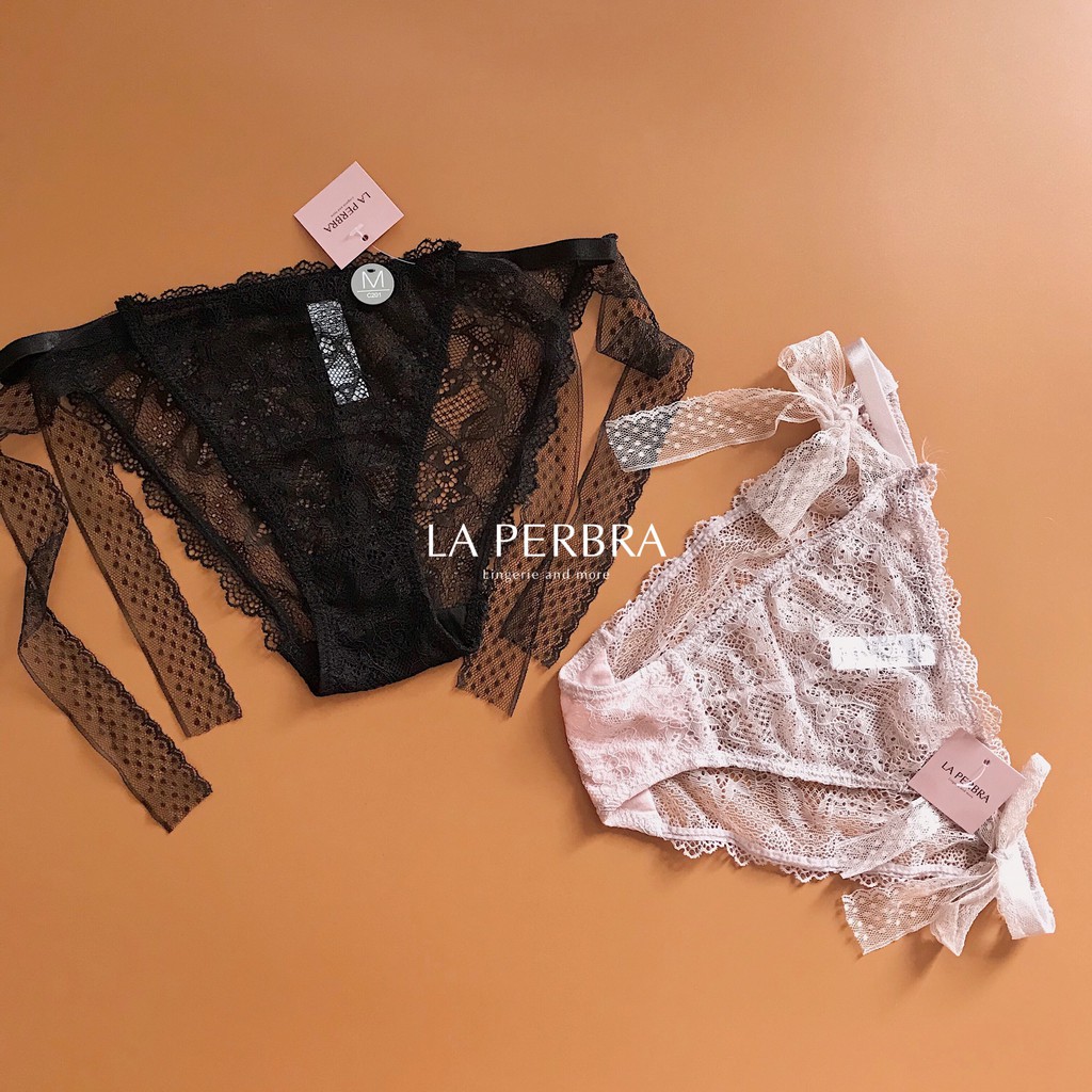 Quần Lót Ren Dây Lưới Dáng Nửa Mông LA PERBRA - CD04