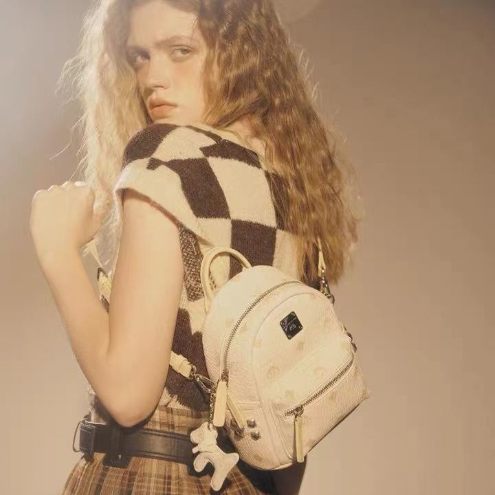 Ba Lô. Ba Lô Nhỏ In Hình Maruko x Nanfeng 2022 Thời Trang Mùa Hè Cho Nữ