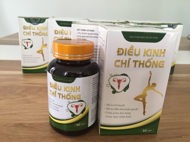 Điều kinh chỉ thống hộp 60 viên - Dứt đau bụng kinh, điều hòa kinh nguyệt | BigBuy360 - bigbuy360.vn