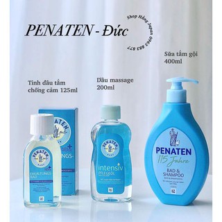 Sữa tắm gội chống cảm cúm Penaten Đức cho bé 2in1