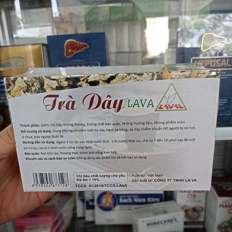 ✅  TRÀ DÂY LAVA - GIẢI PHÁP CHO VIÊM LOÉT DẠ DÀY VÀ KHUẨN HP - HỘP 30 GÓI TÚI LỌC
