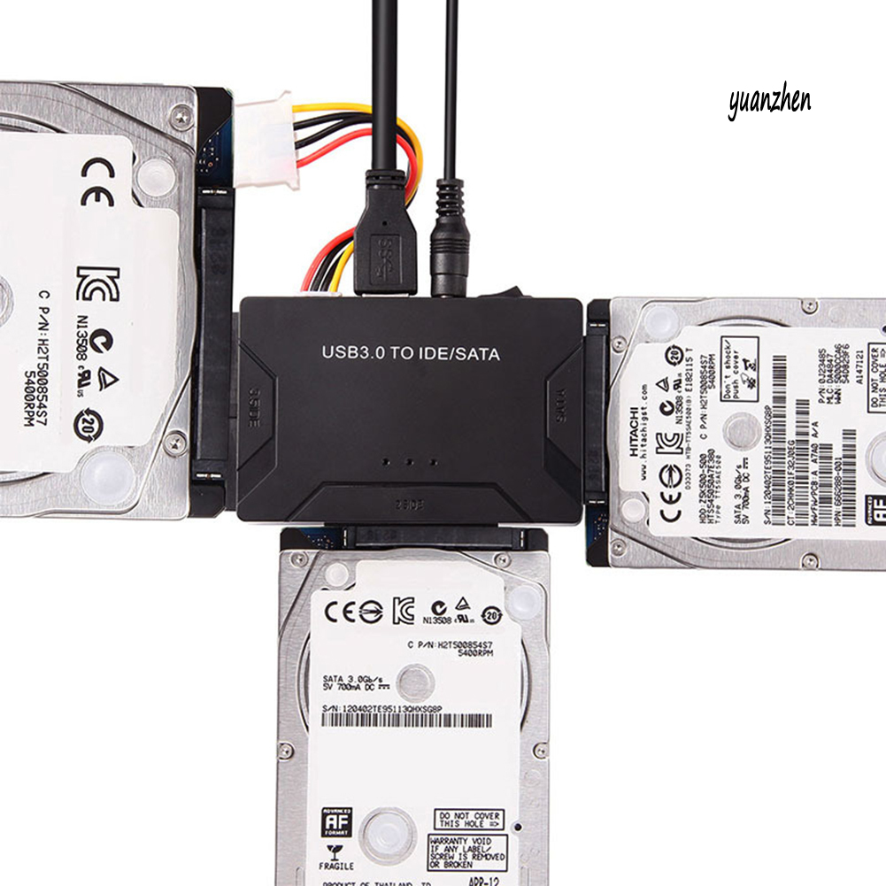 Bộ Chuyển Đổi Usb 3.0 Sang Sata / Ide Đa Năng Cho Ổ Cứng 2.5 / 3.5 Inch | BigBuy360 - bigbuy360.vn