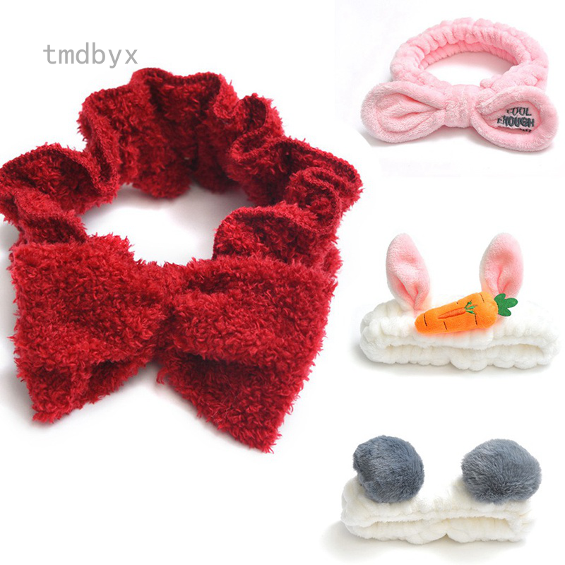 Tmdbyx Băng đô lông cừu co giãn tốt thiết kế xinh xắn cho nữ