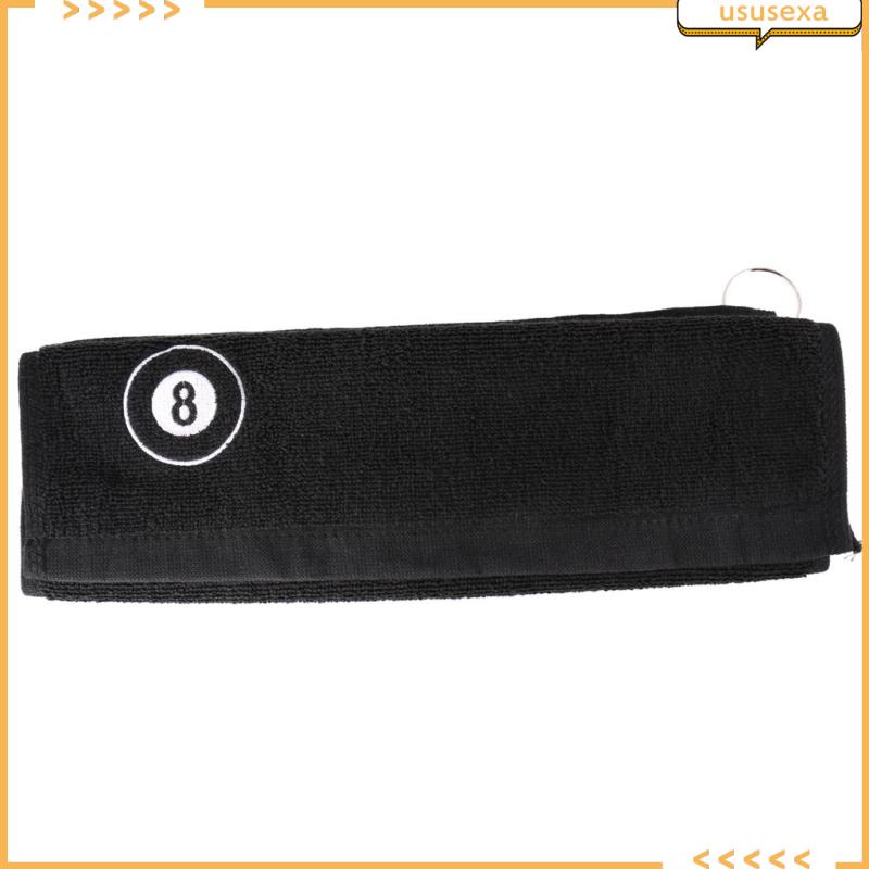 Khăn Tắm Cotton 8 Bóng Màu Đen Có Móc Kẹp Kim Loại