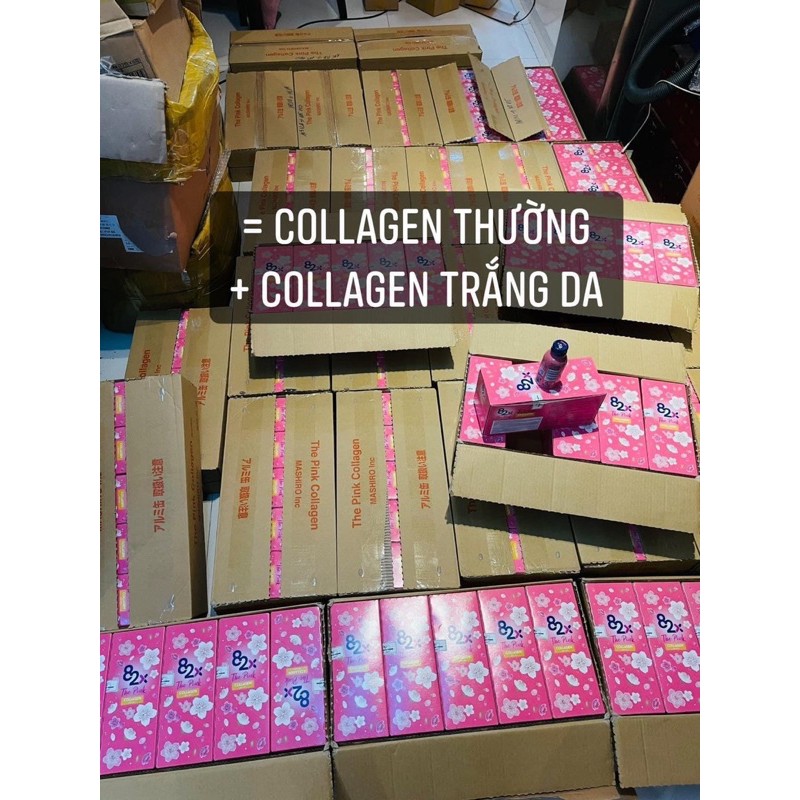 COLLGEN 82X THE PINK COLLAGEN NHẬT BẢN LỐC 10 CHAI (CHÍNH HÃNG) | Thế Giới Skin Care