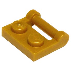 Gạch Lego 1 x 2 có thanh hỗ trợ / Lego Part 48336: Plate 1 x 2 with Handle (Closed Ends)