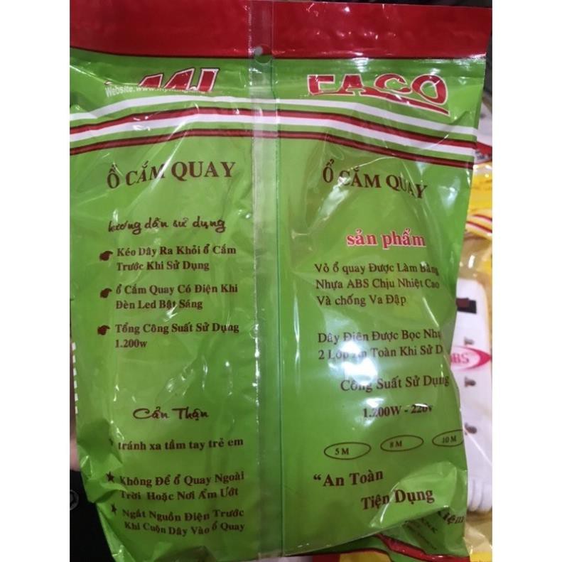 Ổ Cắm tròn Quay 5M/10M Dây