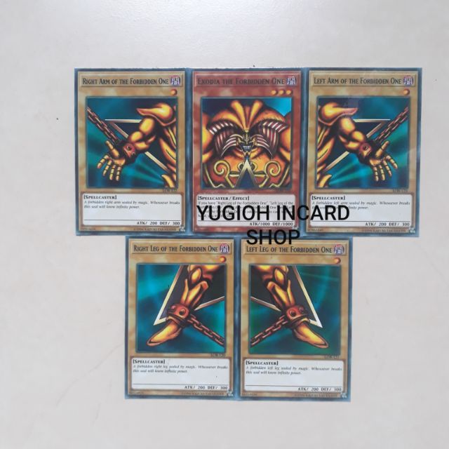 5 LÁ EXODIA +3THẦN,THẦN ÁNH SÁNG, 3 LÁ QUỶ + BỘ BÀI CỦA YAMI YUGI