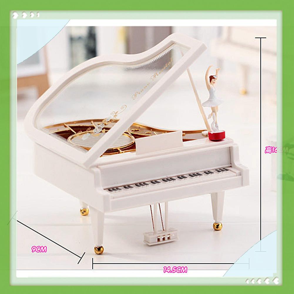 Hộp Nhạc Lên Dây Cót Hình Đàn Piano Cổ Điển