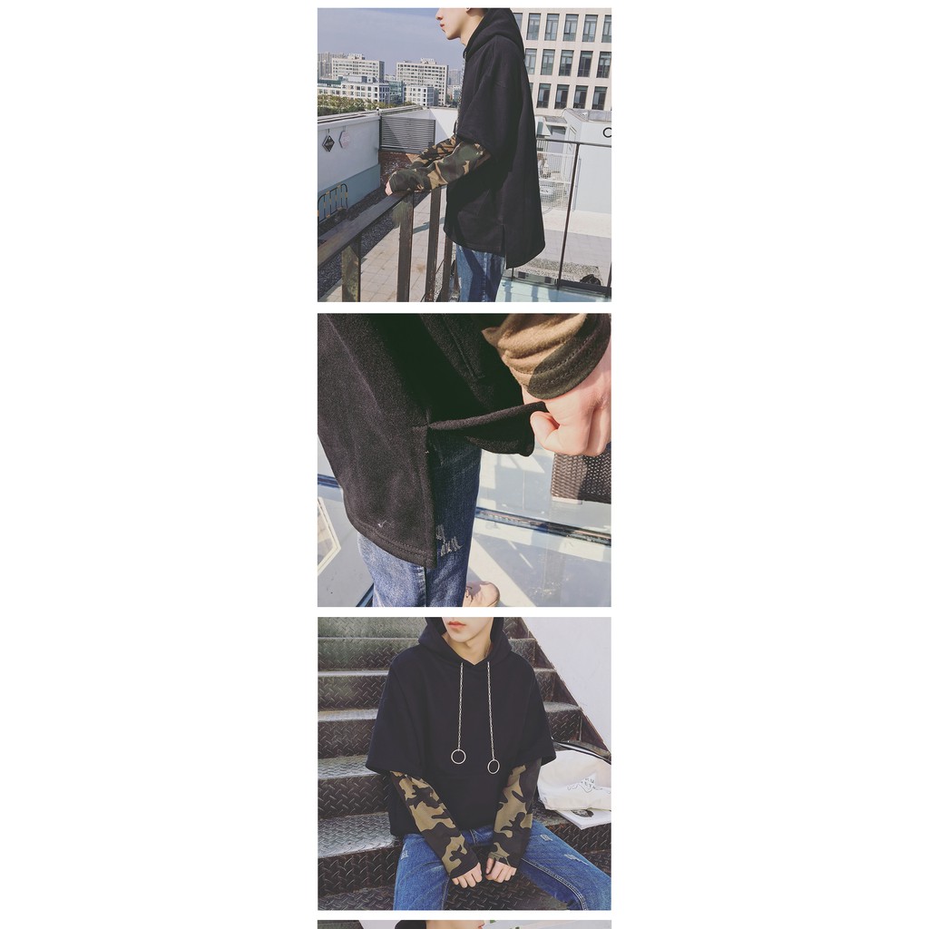 Áo hoodie dây xích Phối tay ullzang siêu HOT | BigBuy360 - bigbuy360.vn